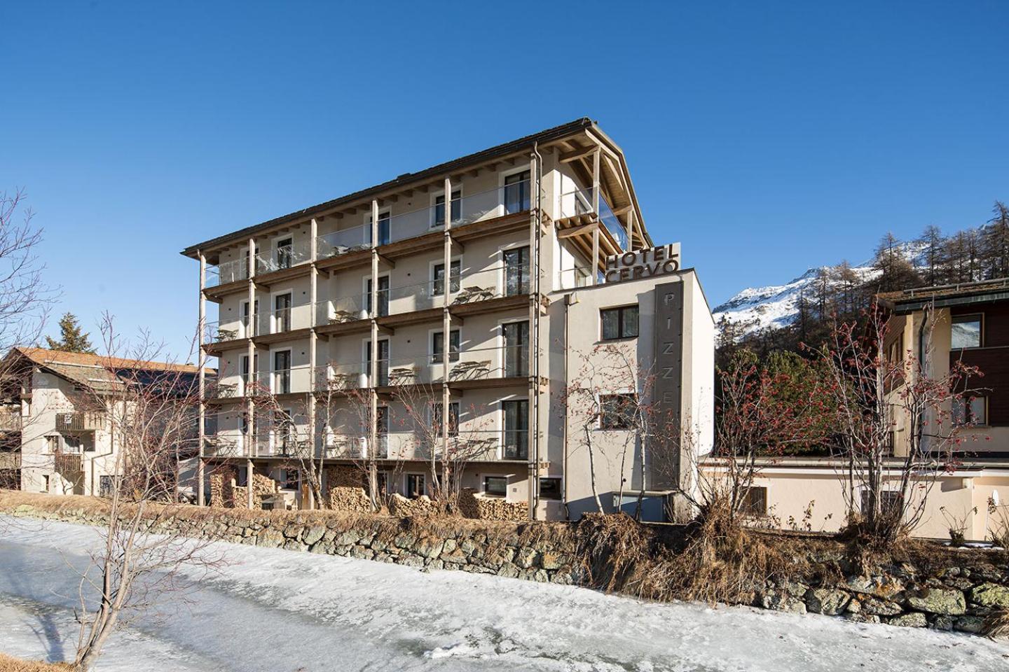 Hotel Cervo Силс Мария Екстериор снимка